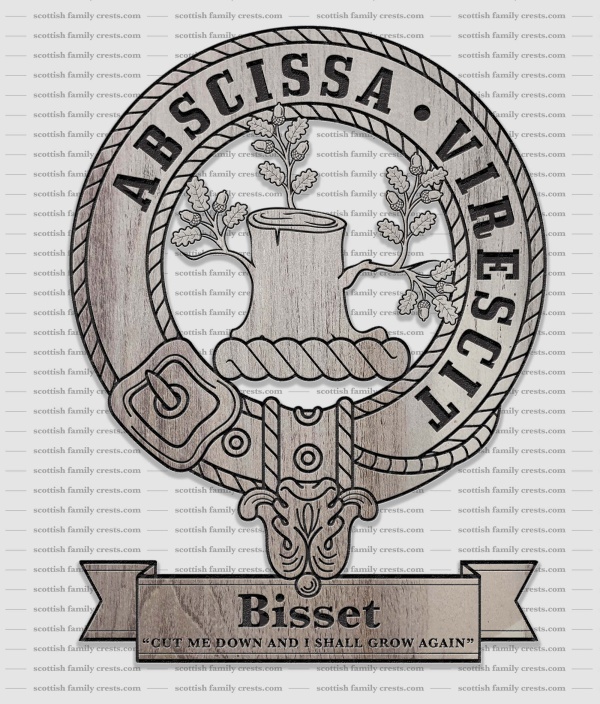 Bisset Family History Crest