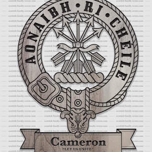 Cameron Family History Crest