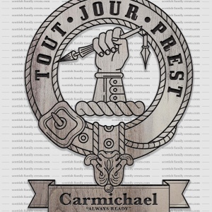 Carmichael Family History Crest