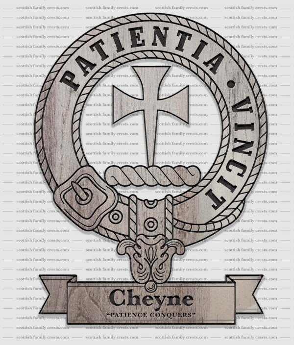 Cheyne Family History Crest