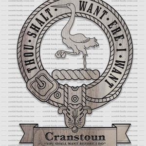 Cranstoun Family History Crest