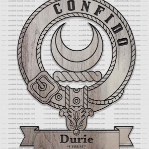 Durie Family History Crest