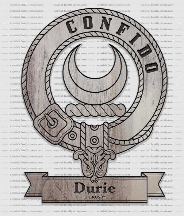 Durie Family History Crest