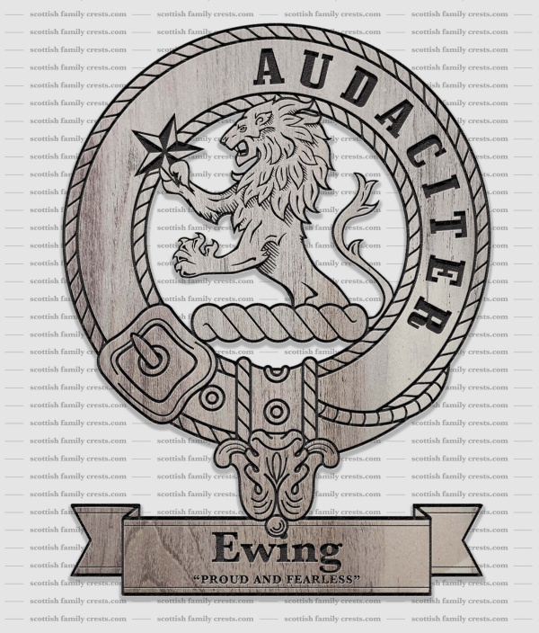 Ewing Family History Crest