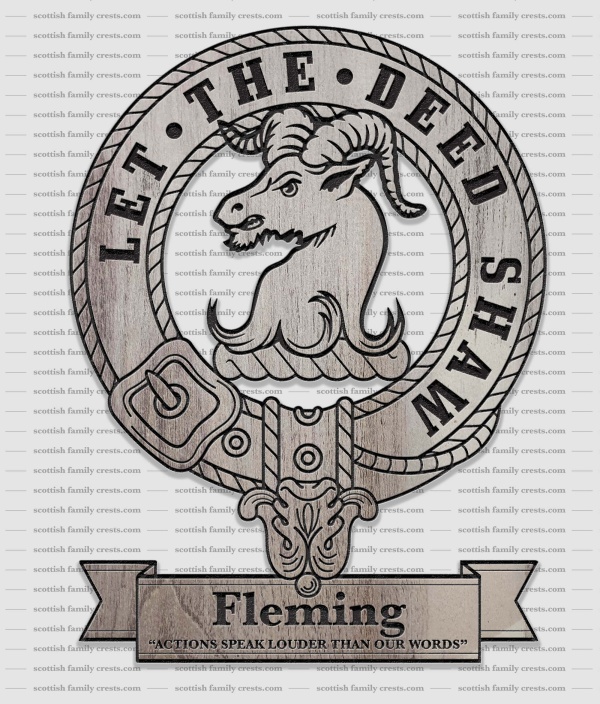 Fleming Family History Crest