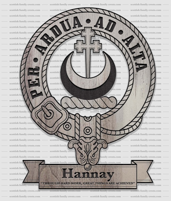 Hannay Family History Crest