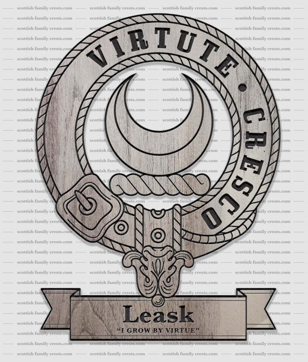 Leask Family History Crest