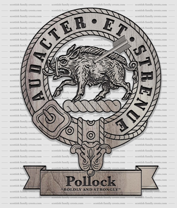 Pollock Family History Crest