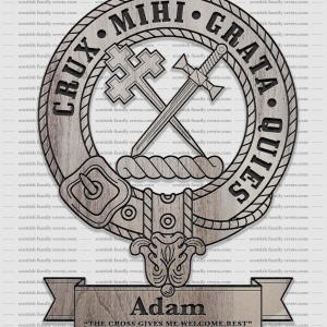 Adam Family History Crest