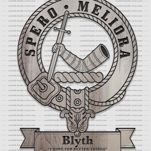 Blyth Family History Crest