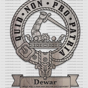 Dewar Family History Crest